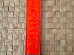 Reflexhalsband Röd Dold resår 35 cm Bredd 4 cm