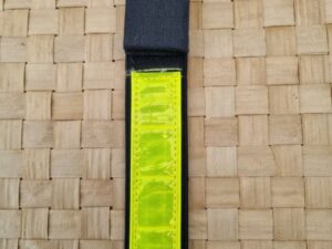 Reflexflärp Längd 10 cm Bredd 25 mm Gul Kardborre