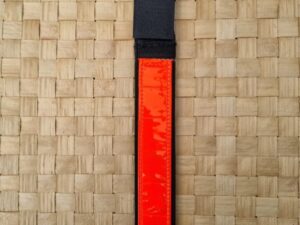 Reflexflärp Längd 15 cm Bredd 25 mm Röd Kardborre