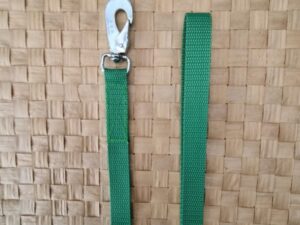 Koppel Nylon Grön Längd ca 180 cm Bredd 18 mm