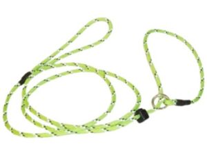 Retrieverkoppel Polyestersilke Reflex Grön Stopp Längd ca 180 cm Diameter 6 mm
