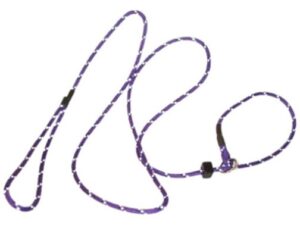 Retrieverkoppel Polyestersilke Reflex Lila Stopp Längd ca 180 cm Diameter 6 mm