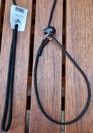 Retrieverkoppel Nylon Svart Längd ca 190 cm Diameter 6 mm Alac