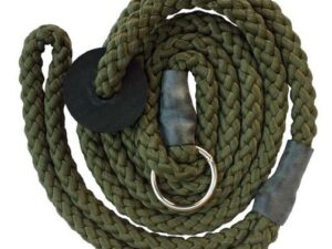 Retrieverkoppel Nylon Olive Längd ca 120 cm Diameter 8 mm