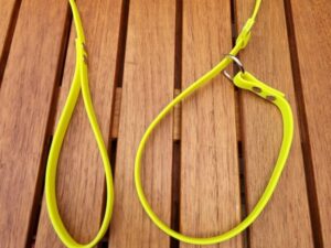 Retrieverkoppel Biothane Gul Längd 120 cm Bredd 12 mm