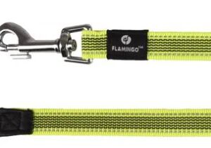 Spårlina 10 m 20 mm Nylonband Gul Gummering Reflex