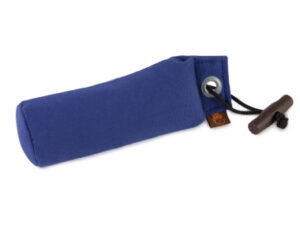 Tygdummy Ca 250 g Blå Plasthandtag Totallängd utan handtag ca 19 cm Diameter ca 6 cm