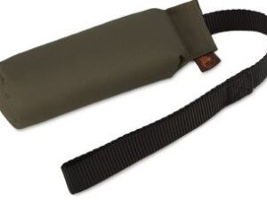 Tygdummy Ca 250 g Khaki Bandhandtag Totallängd utan handtag ca 19 cm Diameter ca 6 cm