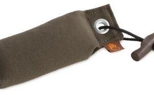 Tygdummy Ca 150 g Khaki Plasthandtag Totallängd utan handtag ca 15,5 cm Diameter ca 5 cm