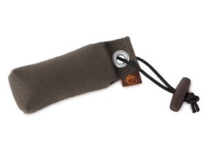 Tygdummy Ca 80 g Khaki Plasthandtag Totallängd utan handtag ca 12 cm Diameter ca 4,5 cm