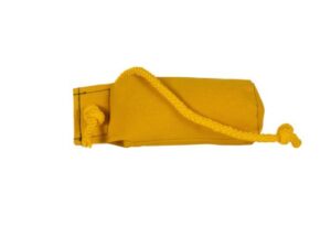 Tygdummy Ca 250 g Gul Rephandtag Totallängd utan handtag ca 19 cm Diameter ca 6 cm