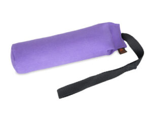 Tygdummy Ca 500 g Lila Bandhandtag Totallängd utan handtag ca 25 cm Diameter ca 7 cm