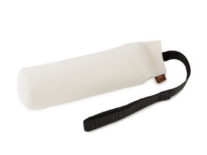 Tygdummy Ca 500 g Vit Bandhandtag Totallängd utan handtag ca 25 cm Diameter ca 7 cm