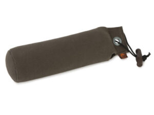 Tygdummy Ca 500 g Khaki Plasthandtag Totallängd utan handtag ca 25,5 cm Diameter ca 7 cm