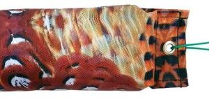 Tygdummy Ca 500 g Fasantuppmönstrad Plasthandtag Totallängd utan handtag ca 28 cm Diameter ca 7 cm