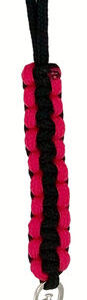 Nylonband till visselpipa med dekor Svart/cerise