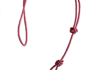 Läderband till visselpipa Flätat Rosa