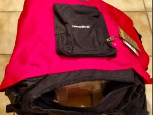 Klövjeväska Svart/röd Large Dogman