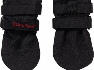 Hundsko Nylon Gummisula Svart 8 cm Large Ultra Paws Säljes i styck