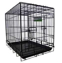 Metallbur Svart 92x57x66 cm Pluto Premium Petcare Sändes EJ på postorder Hämtas i Höör