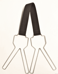 Viltbärare Dubbel Rostfri Nylonband brun